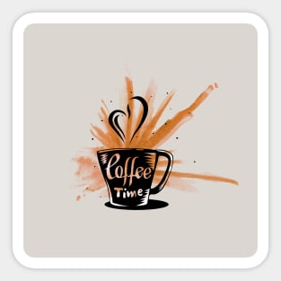 Coffee Time Sticker